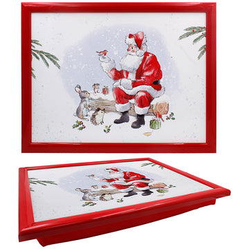 Paper Shed Santa & Animals Padded Lap Tray
