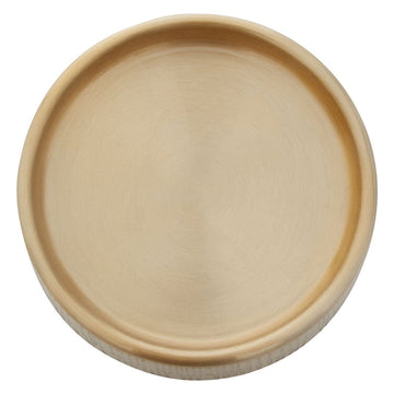 Soap Dish  Round Bathroom Handcrafted Aluminium
