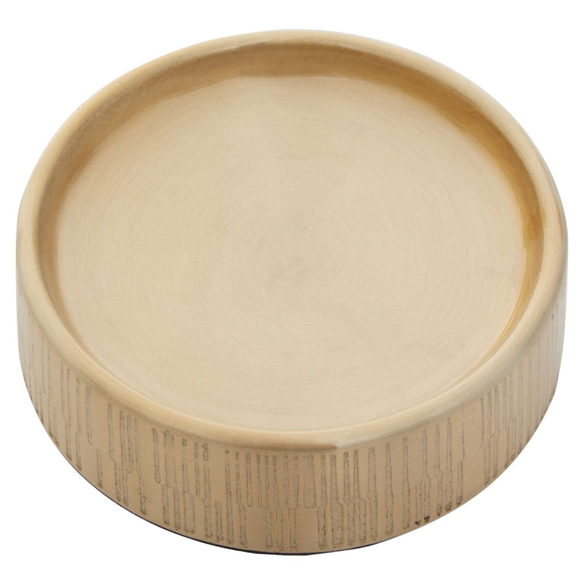 Soap Dish  Round Bathroom Handcrafted Aluminium