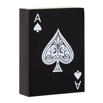 Churchill Games Black and White Card Box with Playing Cards