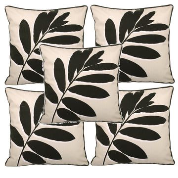 5pc Outdoor Cushion Cover Natural