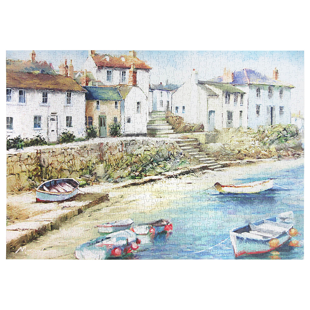 1000pc Harbour Town Countryside Jigsaw Puzzle