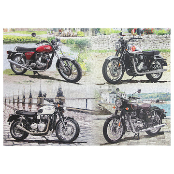 1000pc Motorcycle Vehicle Countryside Jigsaw Puzzle
