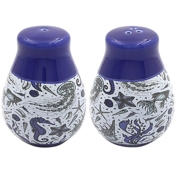Sea Life Kitchen Cruet Salt & Pepper Shakers Set