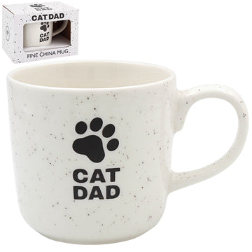 365ml Cat Dad Ceramic Mug