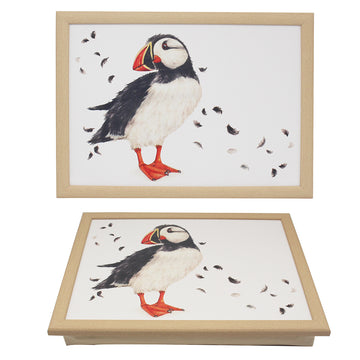 Clemency Bunn Puffin Cushioned Lap Tray