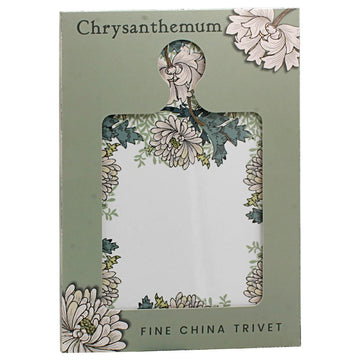 William Morris Chrysanthemum Fine China Trivet
