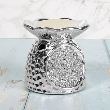 Silver Sparkle Oil Burner