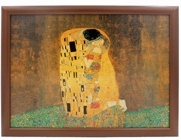 Cushion Padded Laptray Gustav Klimt's Snack Food Serving