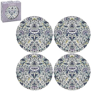 W.Morris Lodden 4pc Ceramic Coasters