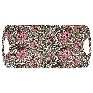 Morris Pink Honeysuckle Melamine Medium Serving Tray