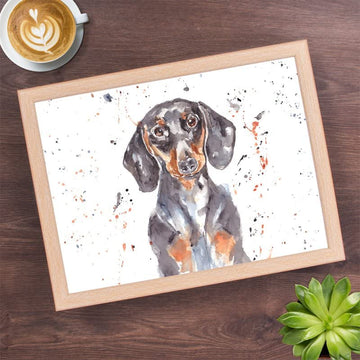 Dachshund Dog Lap Tray Serving Laptop