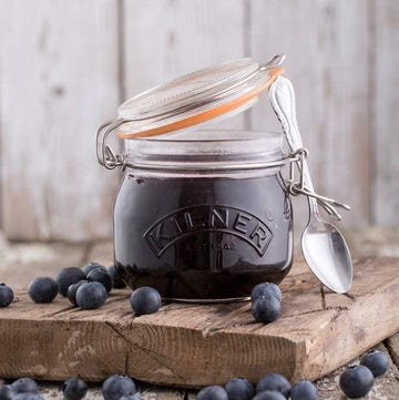 Kilner 500ml Round Cliptop Airtight Glass Storage Jar