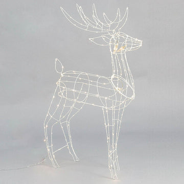 Xmas Lightup Deer Decoration Outdoor Standing Reindeer