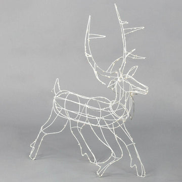 Xmas Lightup Deer Decoration Outdoor Prancing Reindeer