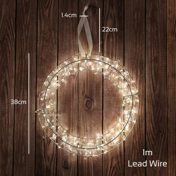 38cm Round 100 Warm White Wall LED Light