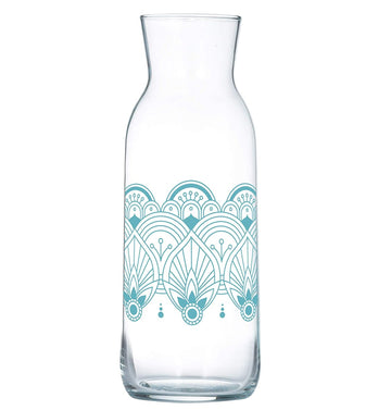 Typhoon 1.2L World Foods Ethnic Design Glass Water Carafe Jug