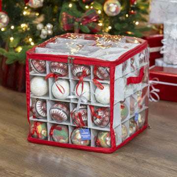64 Baubles Christmas Tree Decoration Storage Box