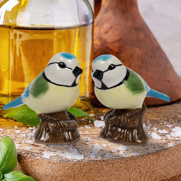 Ceramic Blue Tit Salt & Pepper Shakers