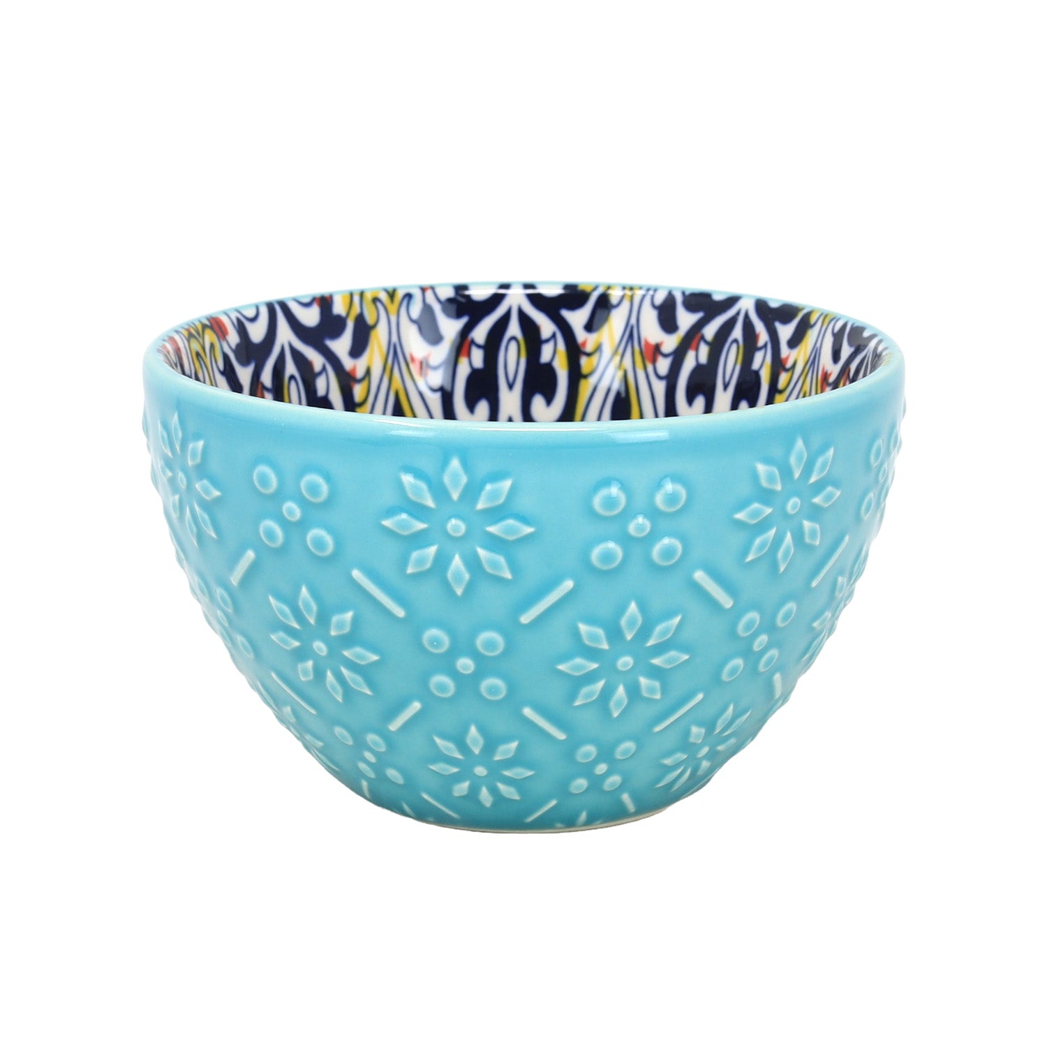 320ml 12cm Blue Bohemian Tuscany Design Ceramic Bowl