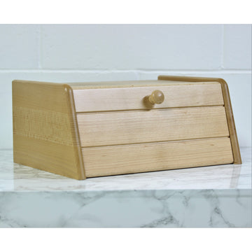 Apollo 40 cm Beech Wood Drop Front Bread Bin