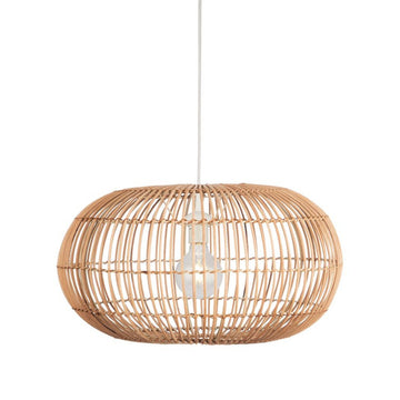 Bali Rattan Shade Ceiling Pendant