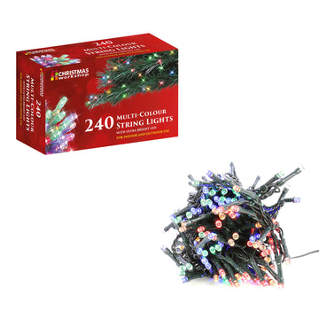 240 Multi Colour String LED Christmas Ultra Bright Lights