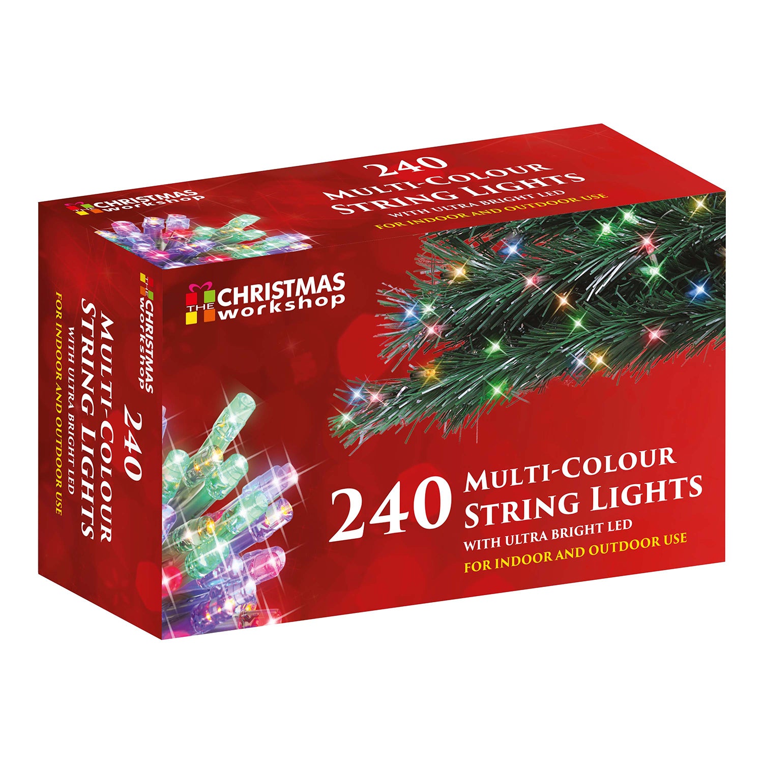 240 Multi Colour String LED Christmas Ultra Bright Lights