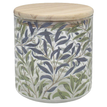Small William Morris Willowbough Glass Canister