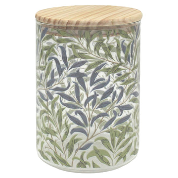 Medium William Morris Willowbough Glass Canister