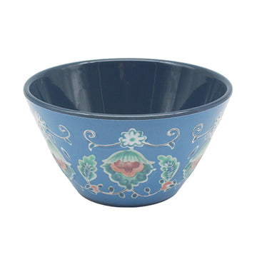 4Pcs 14cm Blue Tuscany Bohemian Mediterranean Melamine Soup Bowl
