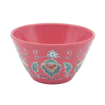 2Pcs 14cm Red Tuscany Bohemian Mediterranean Melamine Soup Bowl
