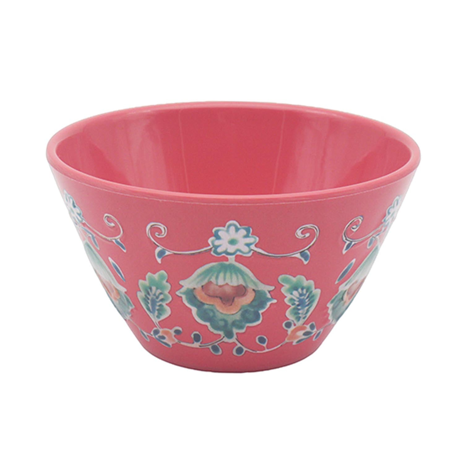 14cm Red Melamine Tuscany Bohemian Design Soup Bowl