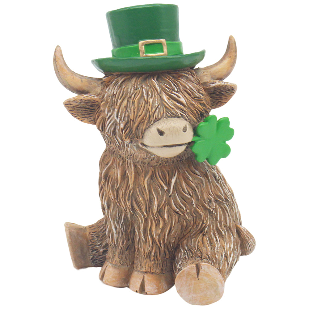 Highland Cow Lucky Boy Figurine