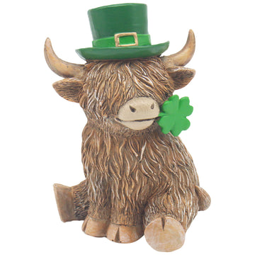 Highland Cow Lucky Boy Figurine
