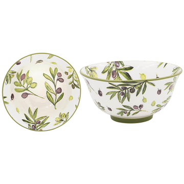 12cm Olive Grove Ceramic Serving Bowl