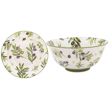 15cm Olive Grove Ceramic Salad Bowl