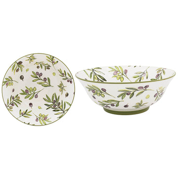 21cm Olive Grove Ceramic Serving Bowl