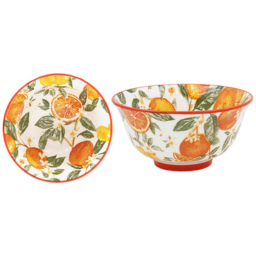 12cm Oranges & Lemons Fine China Bowl