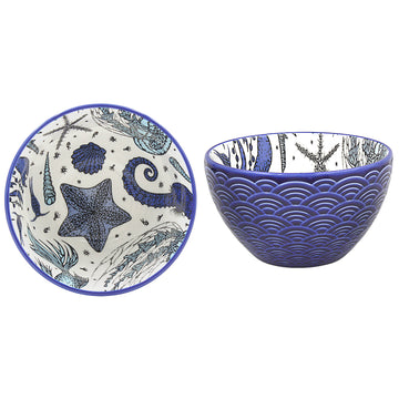 11cm Sea Life Ceramic Bowl