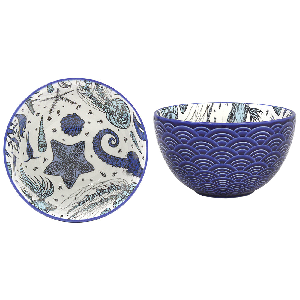 13cm Sea Life Ceramic Bowl