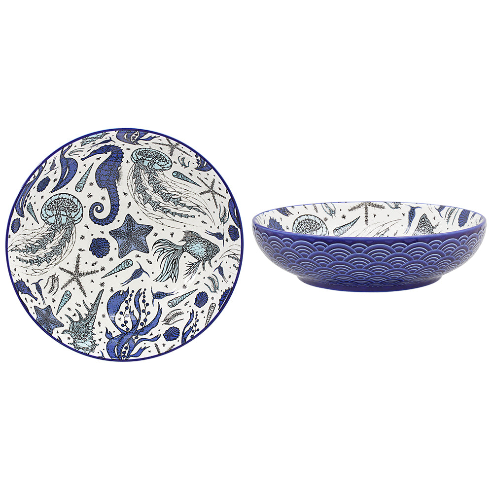 26cm Sea Life Ceramic Bowl