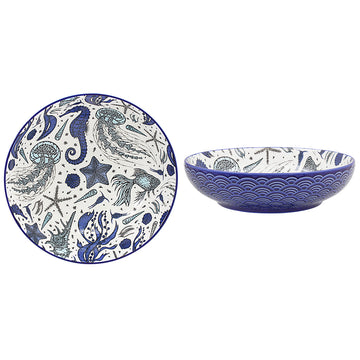 26cm Sea Life Ceramic Bowl