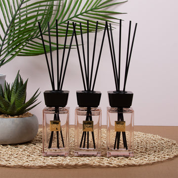 3Pcs 100ml Coco Inspired Luxury Fragrance Reed Diffuser Set