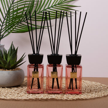 3Pcs 100ml Baccarat Rouge Luxury Fragrance Reed Diffuser Set