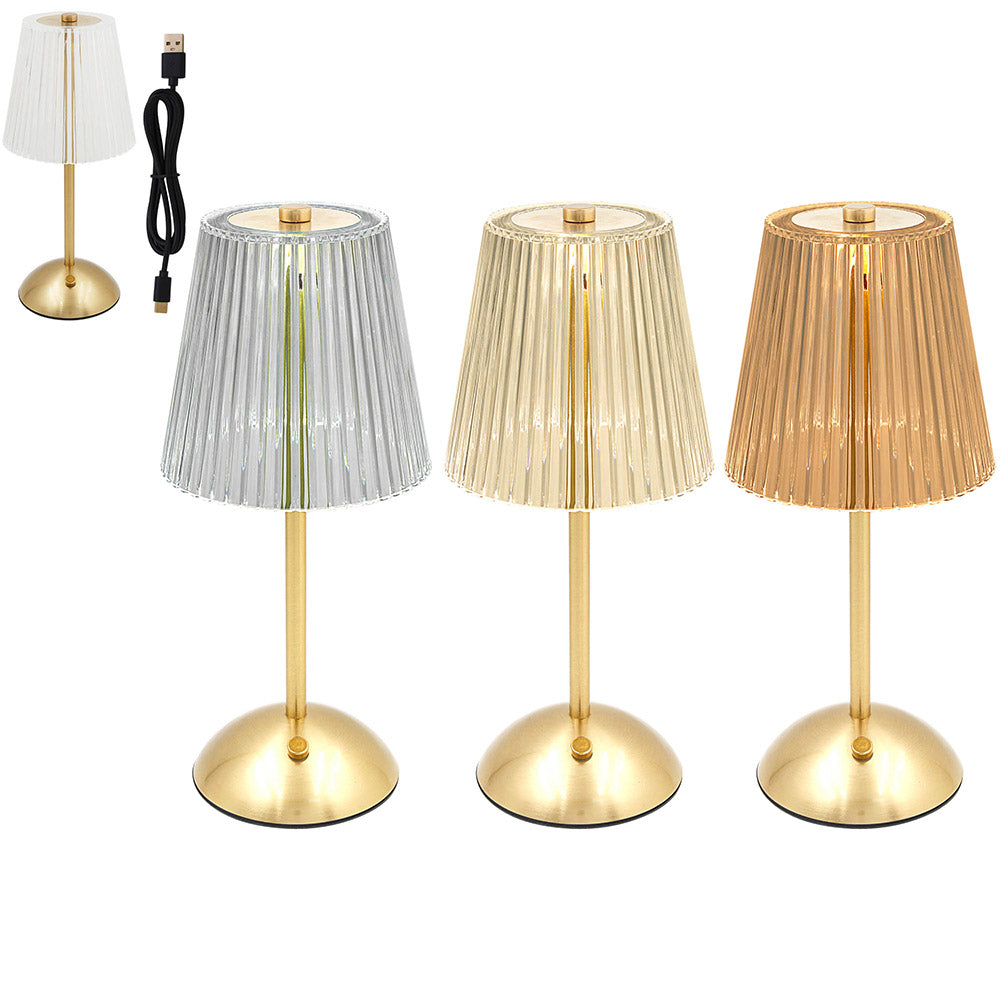 Gold LED Touch Lamp Table Lamp