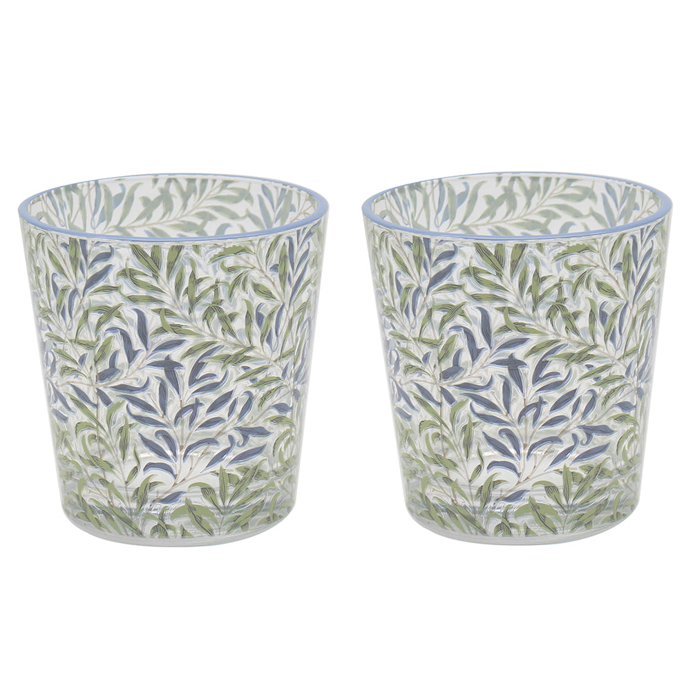 2Pcs William Morris Willowbough Drinking Glasses Set