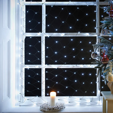 180 Bright White LED Christmas 8 Mode Sequence Chaser Lights