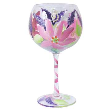 Lilies by Lynsey Johnstone Stemmed Gin Glass