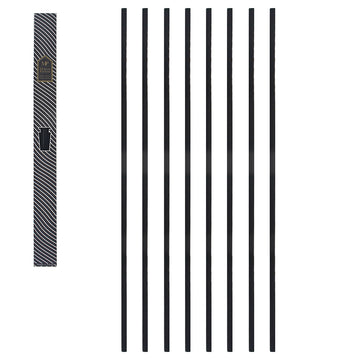 4mm x 54cm Black Fibre Reed Sticks Diffuser Replacement Reeds